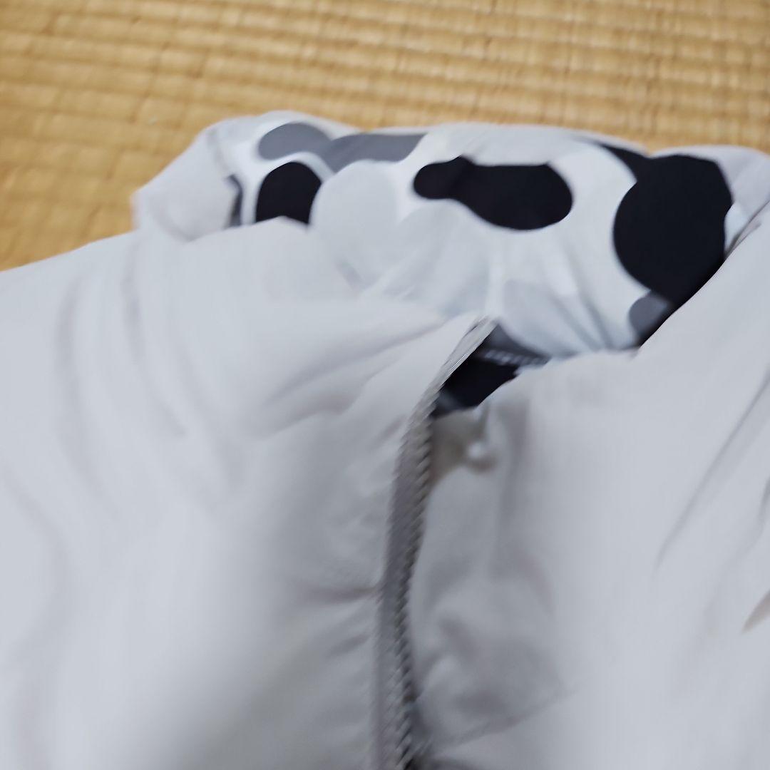 a bathing ape 白黒迷彩ダウンジャケット