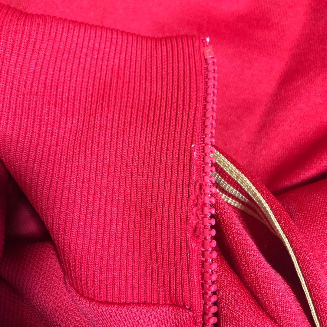 刺繍トレファイル 赤L