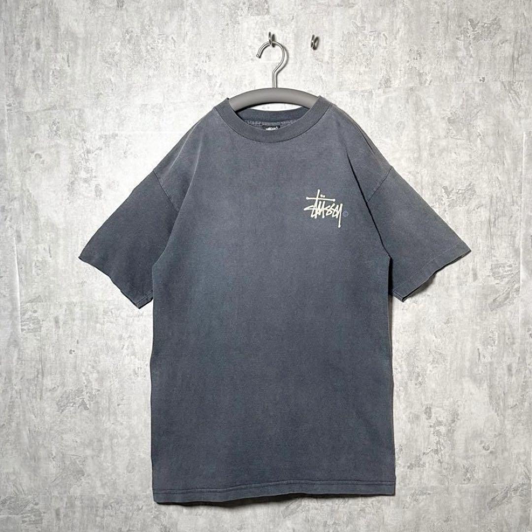 【極希少】ステューシー Tシャツ 80s 黒タグ ショーン シングルステッチ