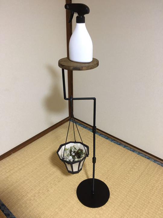 消毒液アイアンスタンド