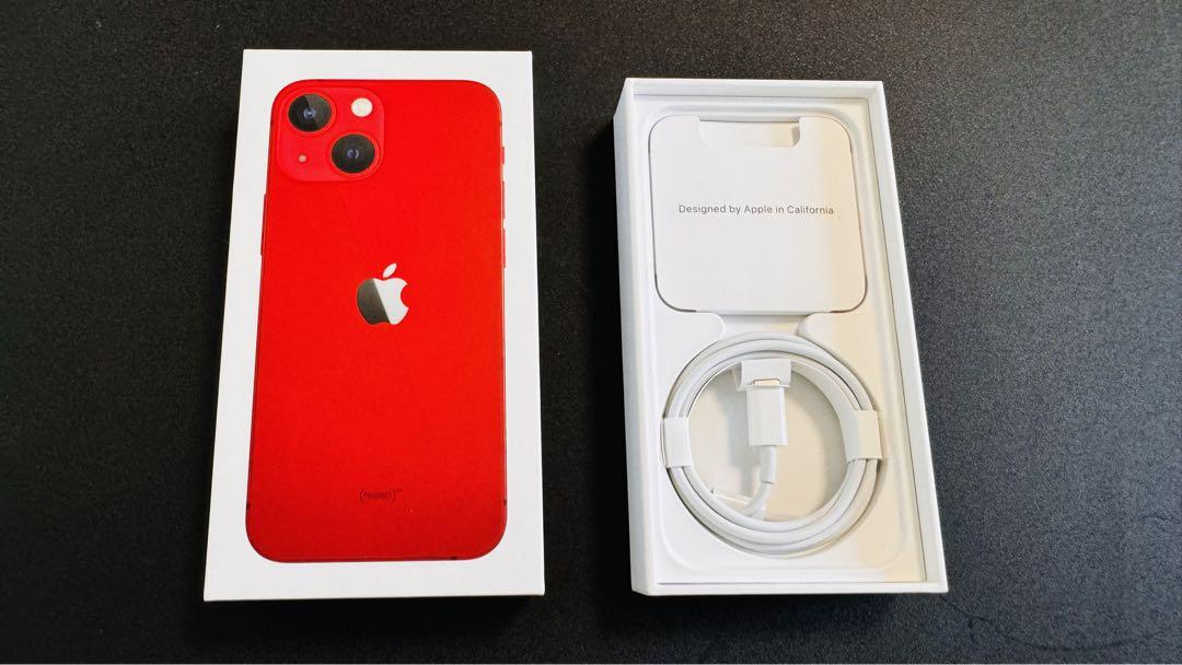 美品　iPhone 13 mini レッド 512GB SIMフリー おまけ多数 美品 iPhone 13 mini レッド 512GB SIMフリー おまけ多数