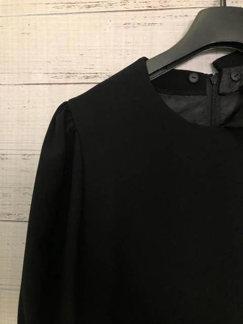 お得正規店 新品 L 黒系 喪服 礼服 襟を取り外せるワンピース p404 vsJRY-m21074901972 最安値在庫