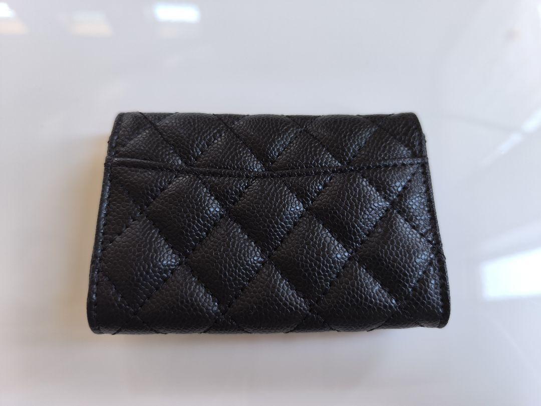 CHANEL【訳あり】ブラック レザー コインケース 【1点限り】