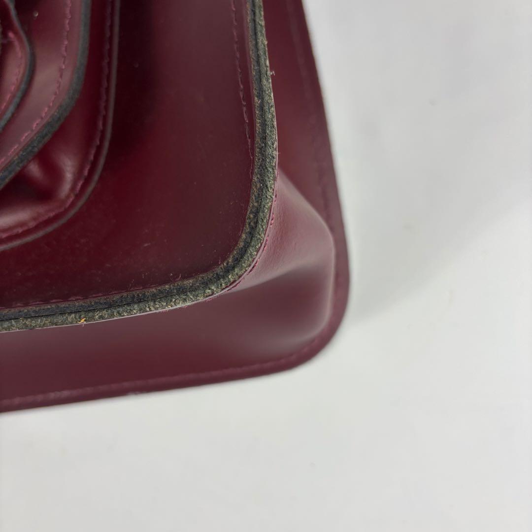 ケンブリッジサッチェルバッグ ワインレッド ショルダーバック オールレザー ケンブリッジサッチェルバッグ ワインレッド ショルダーバック オールレザー