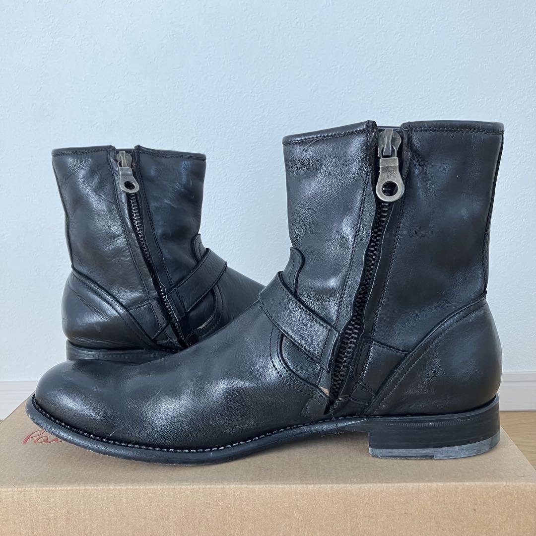 日本未入荷 Paul ブラックUK7（26cm相当 エンジニアブーツ Smith 靴