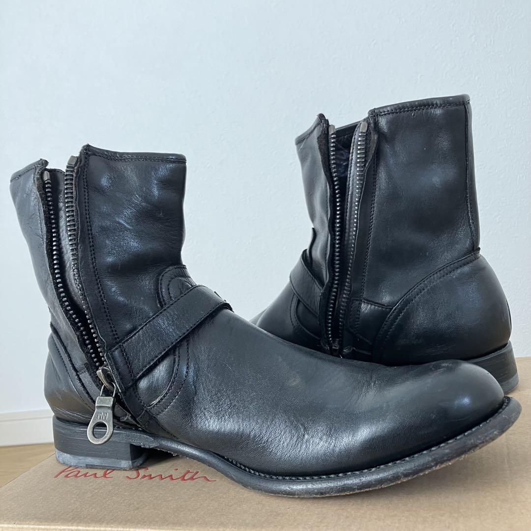 Paul Smith エンジニアブーツ ブラックUK7（26cm相当）イタリア製