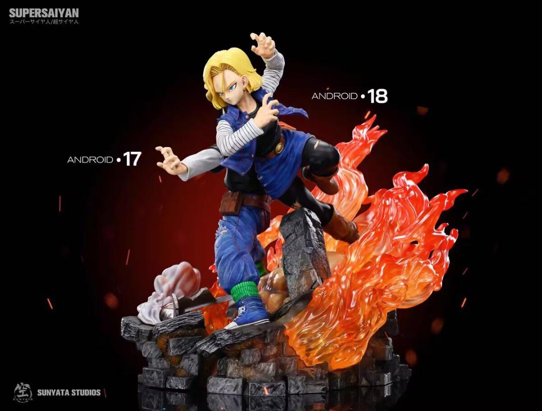 ドラゴンボール　17号　18号　ガレージキット　フィギュア ドラゴンボール 17号 18号 ガレージキット フィギュア - メルカリ