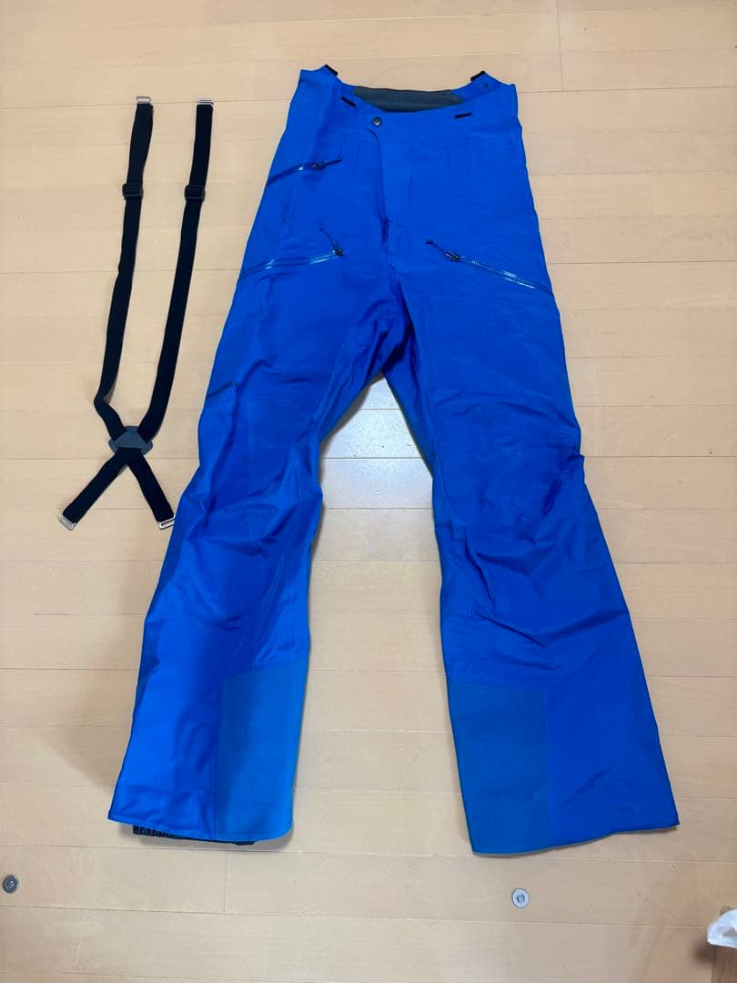 Patagonia パウスレイヤー メンズ ビブパンツXSブルーXS SS patagonia
