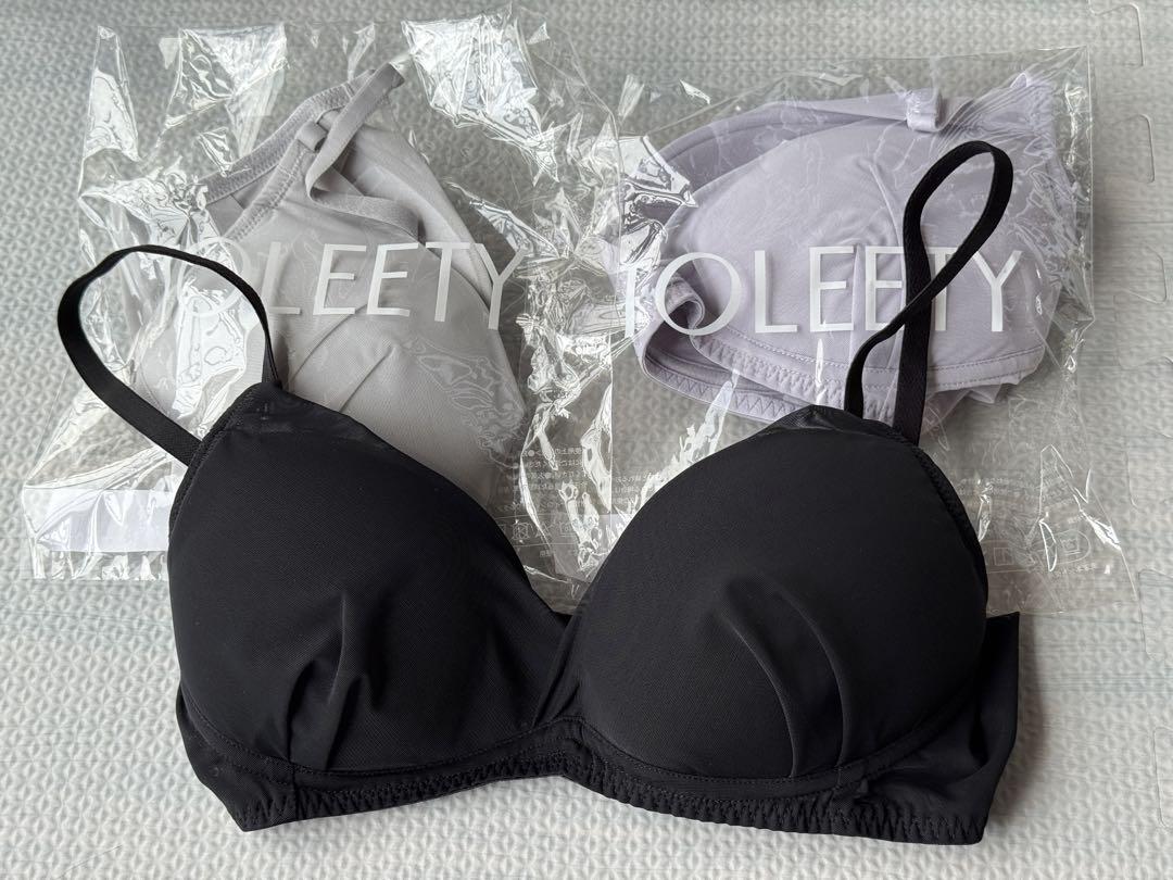 TOLEETY トゥリーティ 軽やかストレスフリーブラ ブラジャー 3点セット