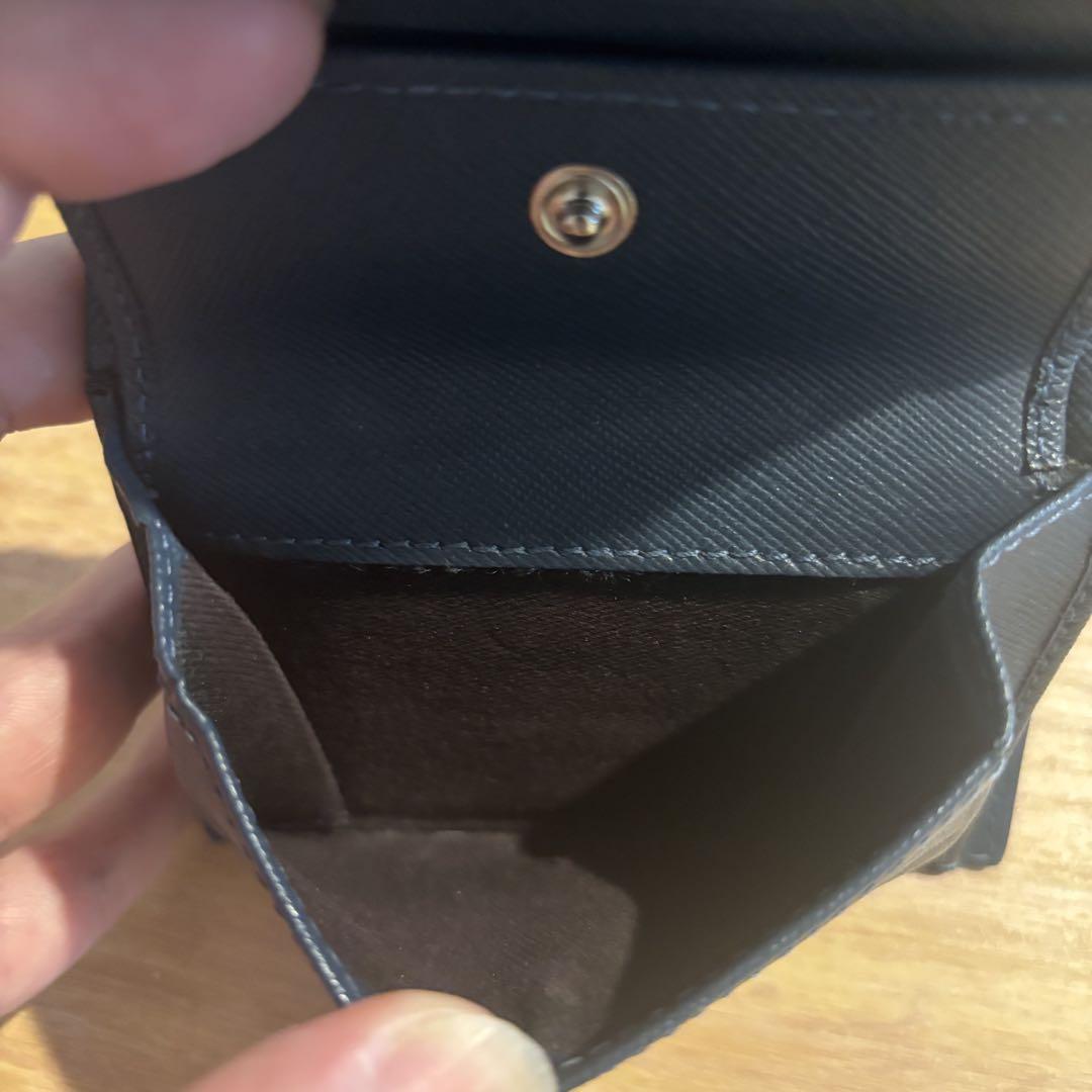 ★MARNI SAFFIANO LEATHER WALLET サフィアーノ折りウォレット MARNI サフィアーノレザー製二つ折りウォレット - メルカリ