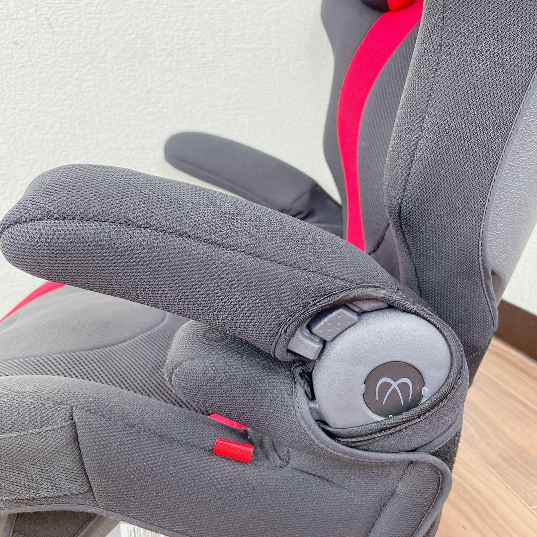 エールべべ ジュニアシート サラットクルーズ4S 9〜36kg レッド