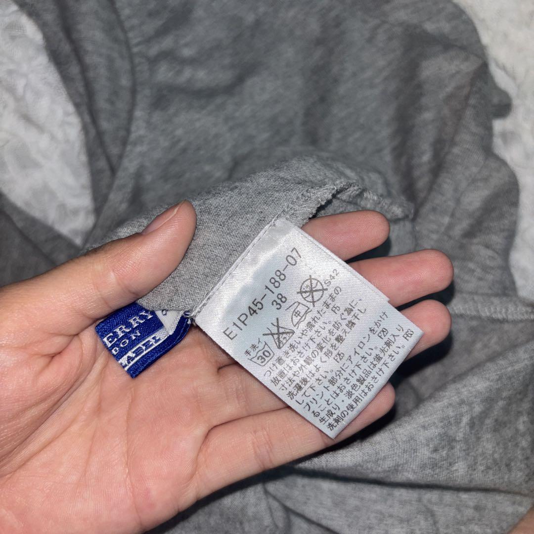 Burberry Blue Label グレー チュニック 半袖 - メルカリ
