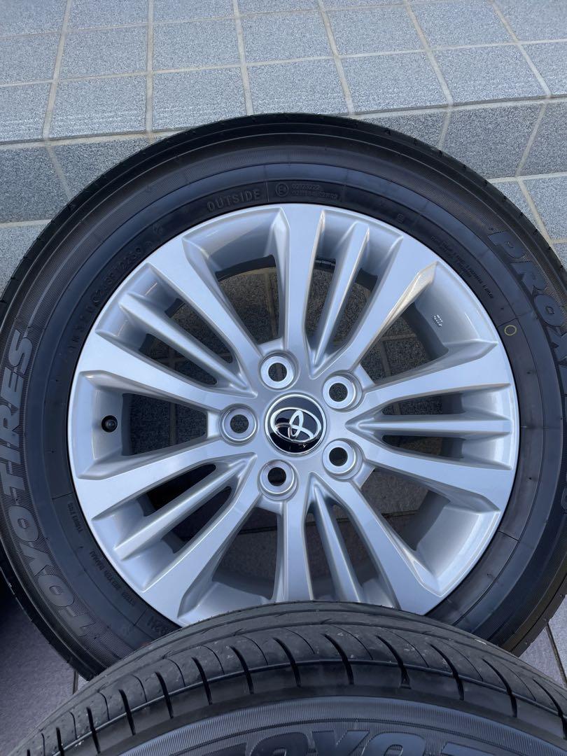 【新車外し】トヨタ 90系ノア 純正ホイール + TOYO PROXES 3/4