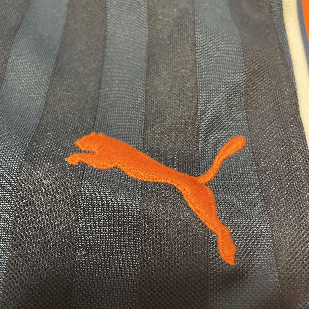 PUMA - PUMA ジャージ サイドライン トラックパンツ オレンジ　Sサイズ 廃盤品 日本製 PUMA トラックパンツ サイドライン ジャージ オレンジ S