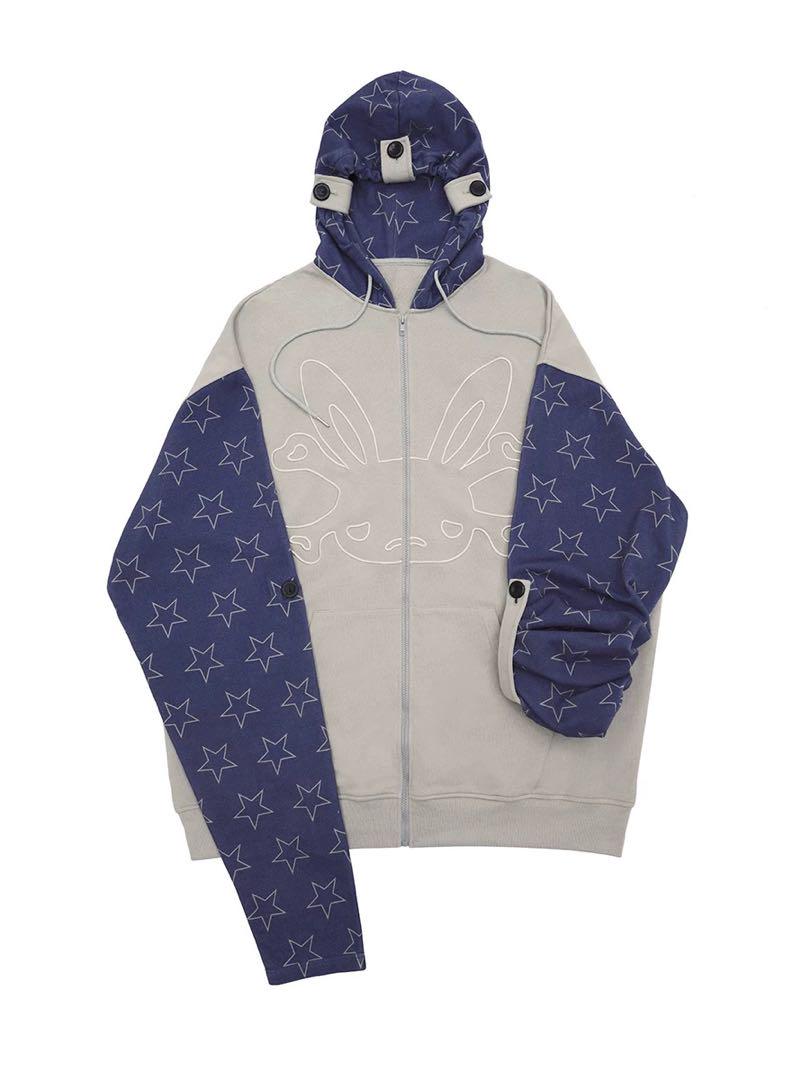 CFIERCE うさぎ パーカー グレー newjeans 着用