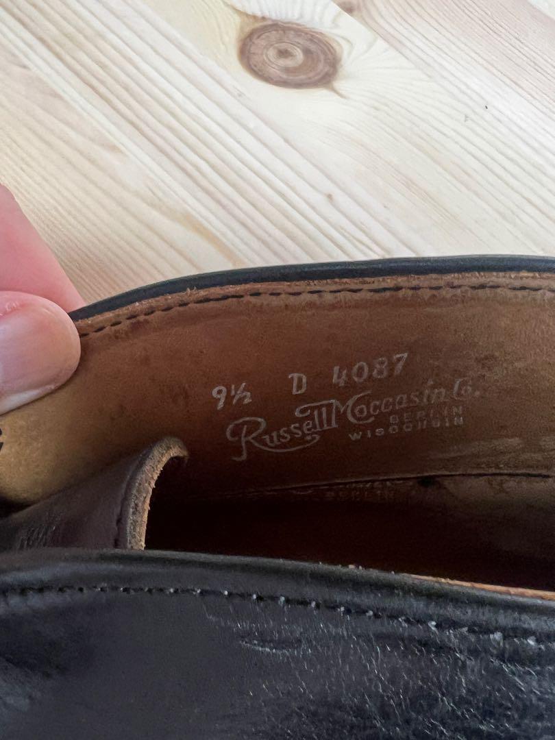 希少/RUSSELL MOCCASIN/ラッセルモカシン/トリプルバンプ/9.5