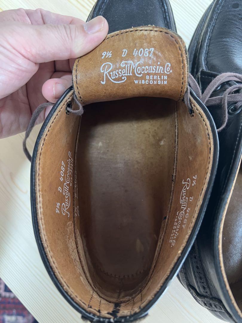 希少/RUSSELL MOCCASIN/ラッセルモカシン/トリプルバンプ/9.5