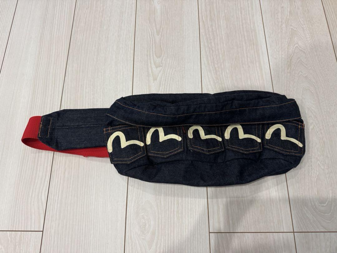EVISU デニム ショルダー バッグ