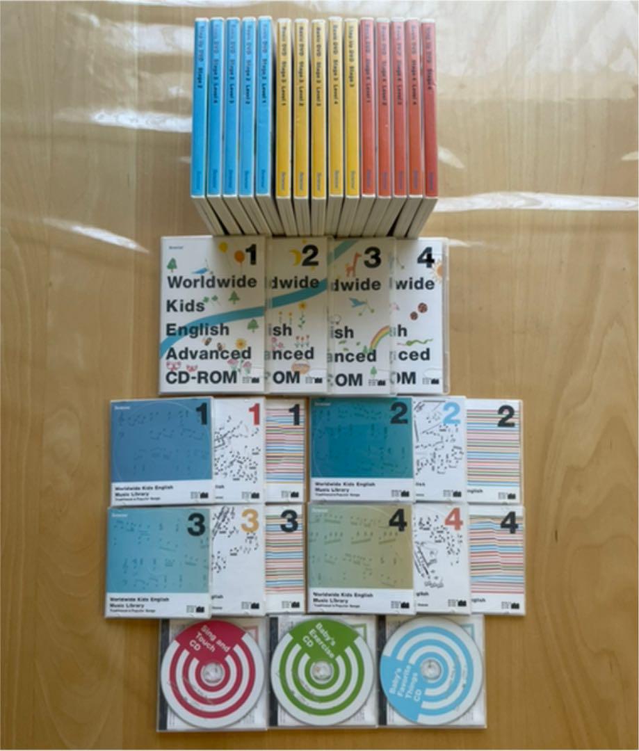 ワールドワイドキッズDVD CDセット