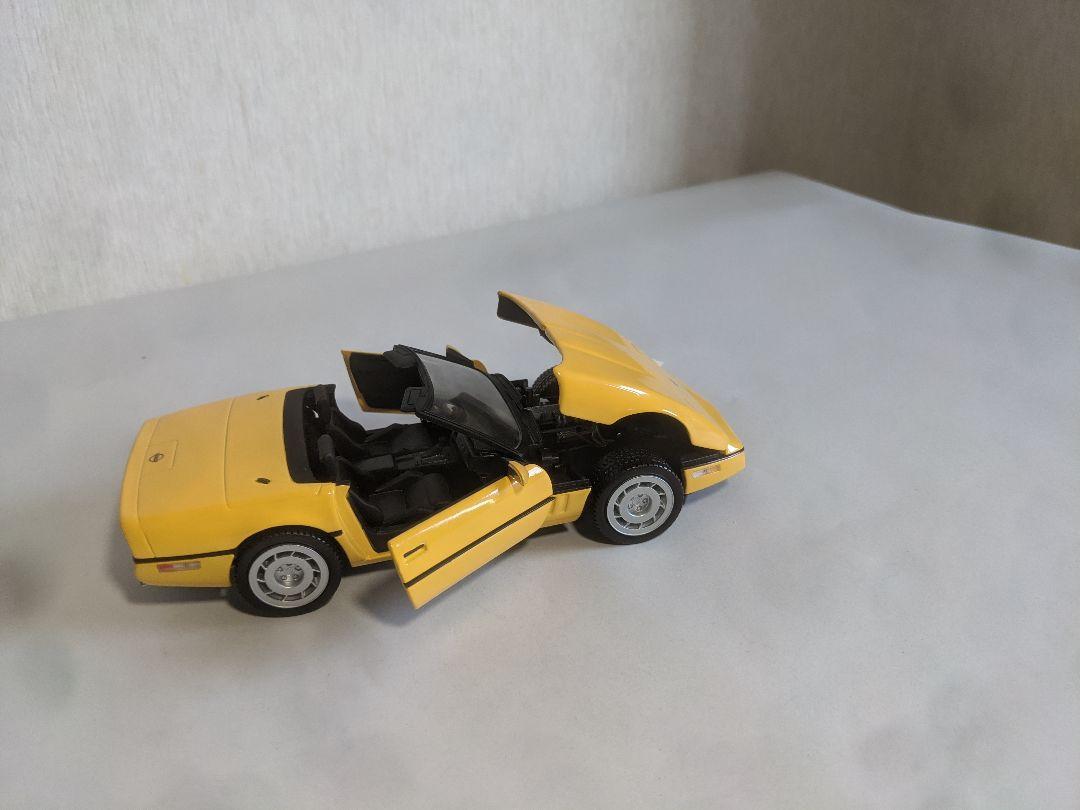 1986年型コルベット オープンカー イエロー1/24 1986年型コルベット オープンカー イエロー1/24