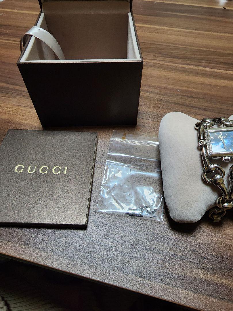 夏セール開催中 MAX80%OFF! GUCCI 時計 ダイヤ ブルーシェル文字盤