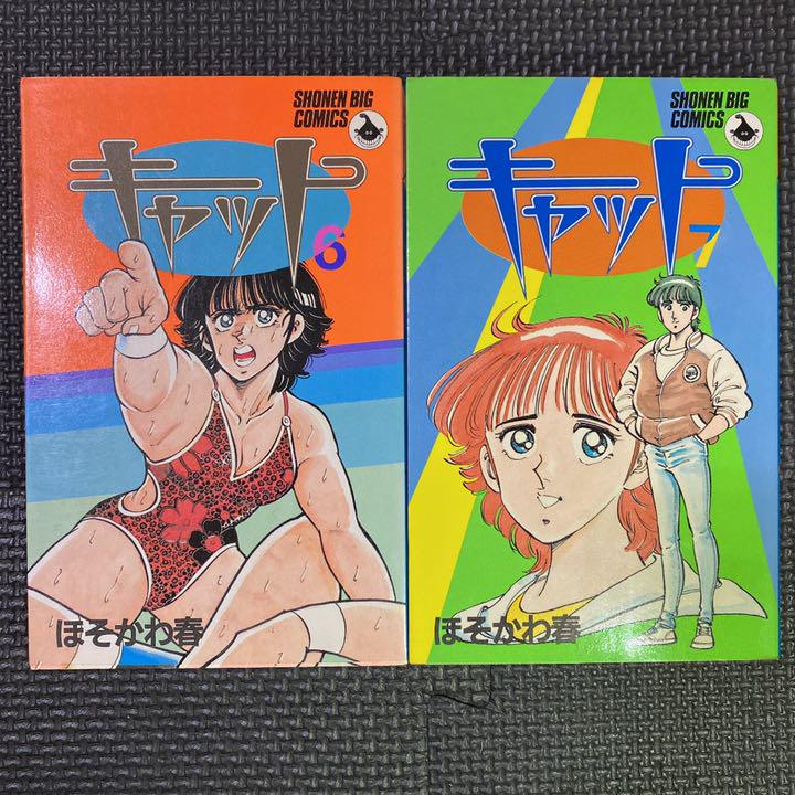 貴重本】キャット 全7巻“全巻初版” ほそかわ春 少年ビッグコミックス