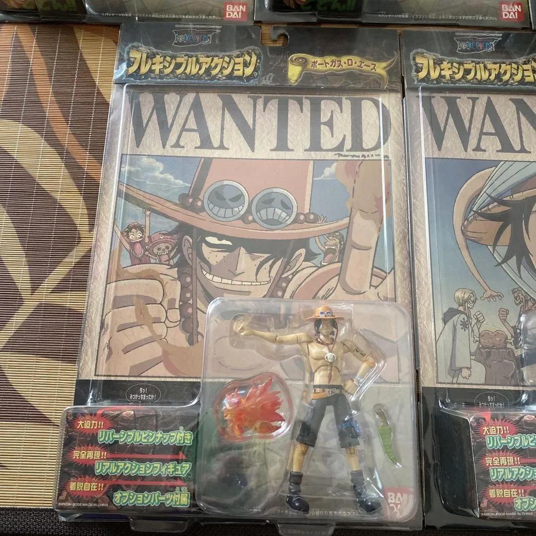 【未開封】ワンピース　フレキシブルアクション　フルセット　ルフィ　エース　ゾロ