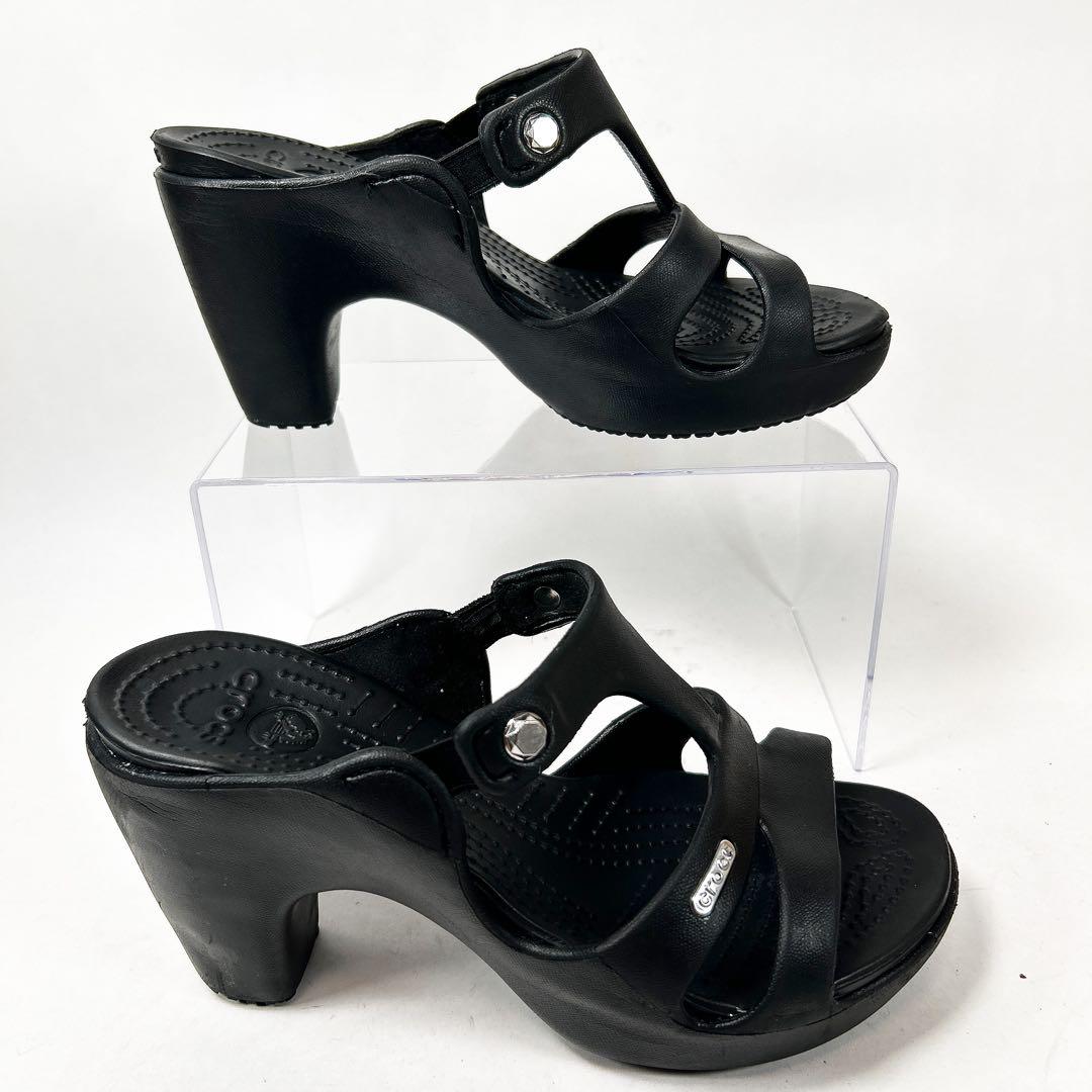 廃盤】crocs クロックス w7(23) サイプラス サンダル ブラック