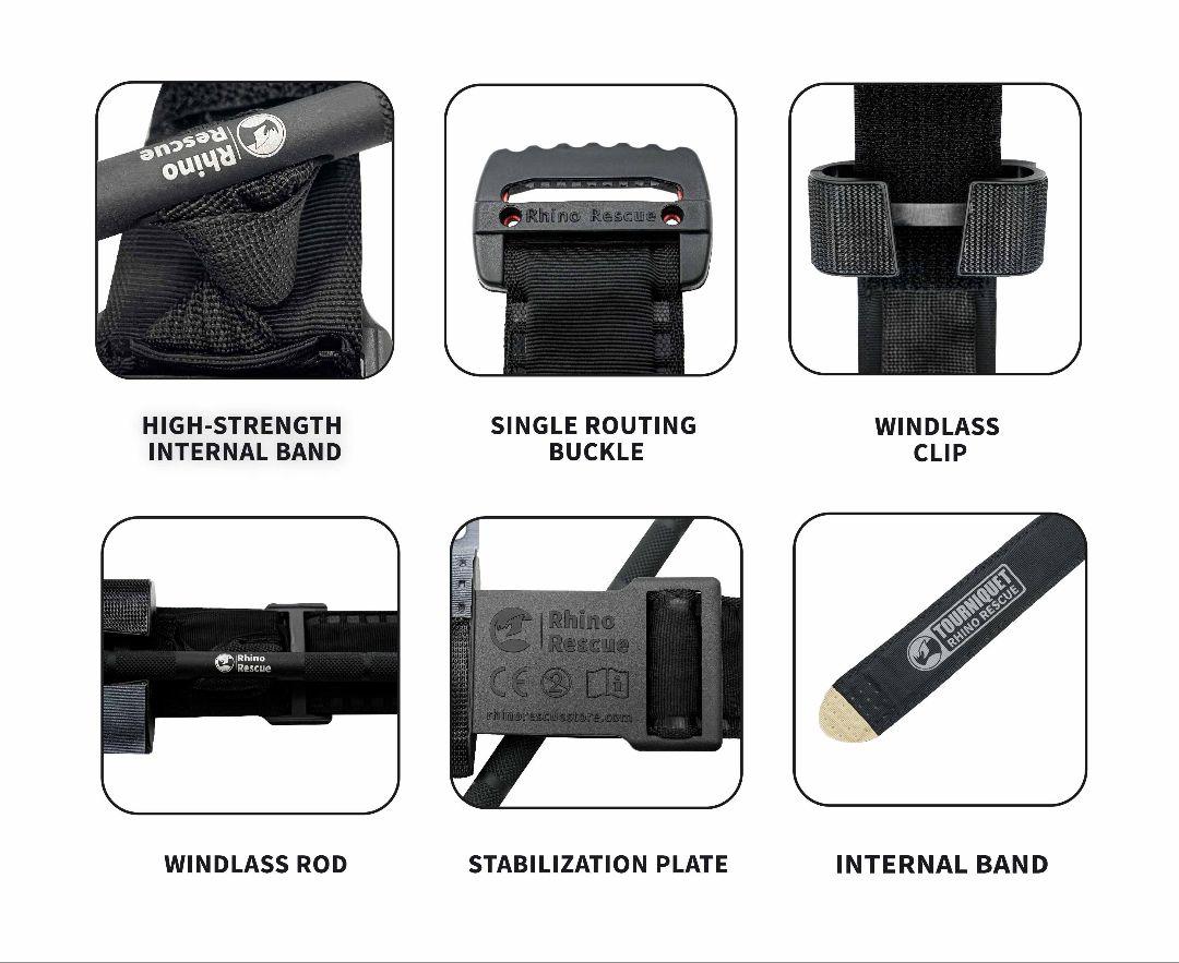 ●２個　新品実物　米国FDA認証　RHINO TACTICAL　止血帯　GEN2