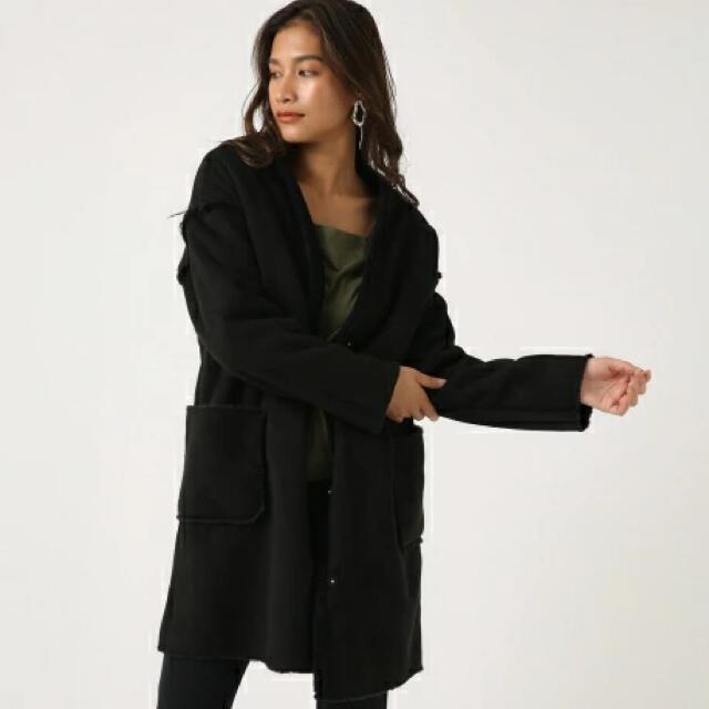 AZUL BY MOUSSY フェイクムートンコート