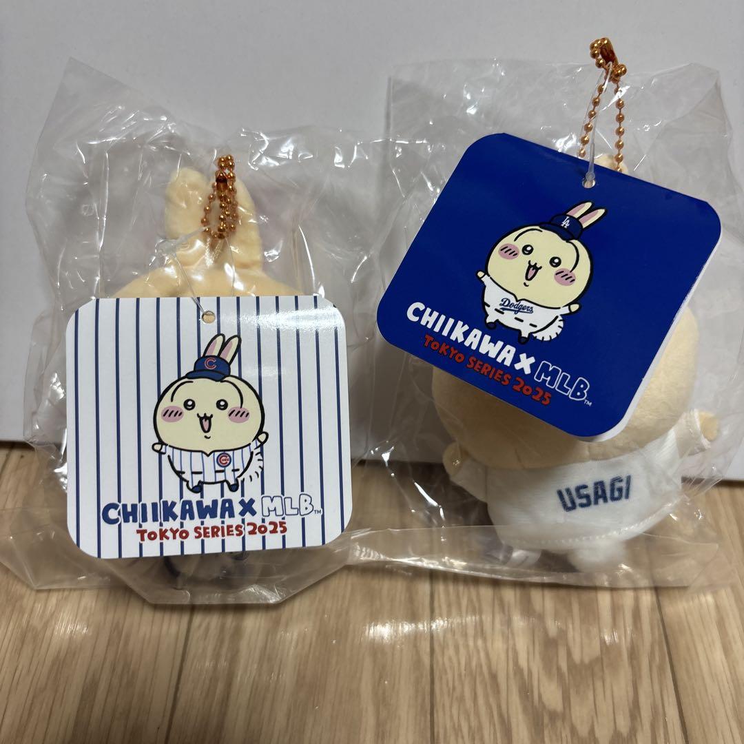 ちいかわ ハチワレ うさぎ MLB マスコット ドジャース カブス 6種 予約】ちいかわ×MLB TOKYO SERIES マスコット うさぎ