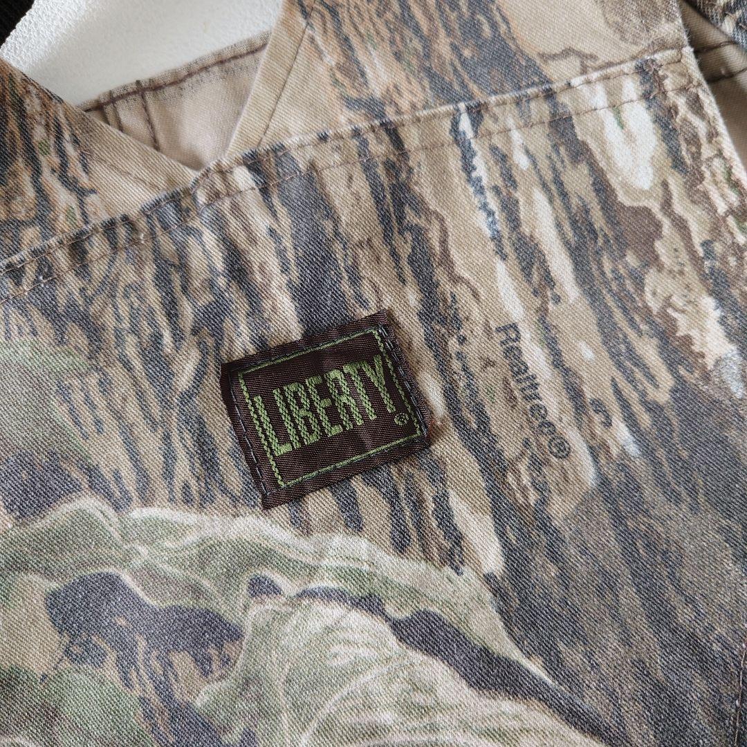 Liberty リアルツリーオーバーオール/サロペット/古着/実寸W48L31