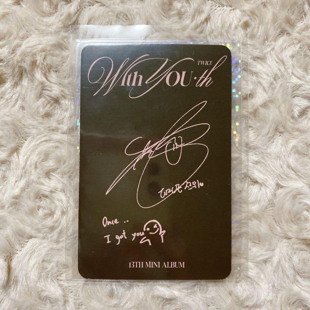 TWICE サナ トレカ With YOU-th JYP SHOP デジパック TWICE サナ トレカ With YOU-th JYP SHOP デジパック