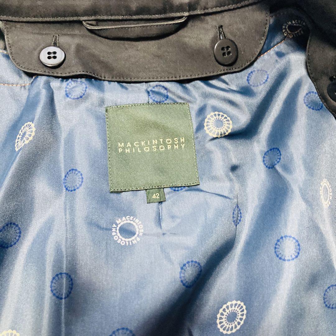 MACKINTOSH ステンカラーコート　L　ライナー着脱可 マッキントッシュ