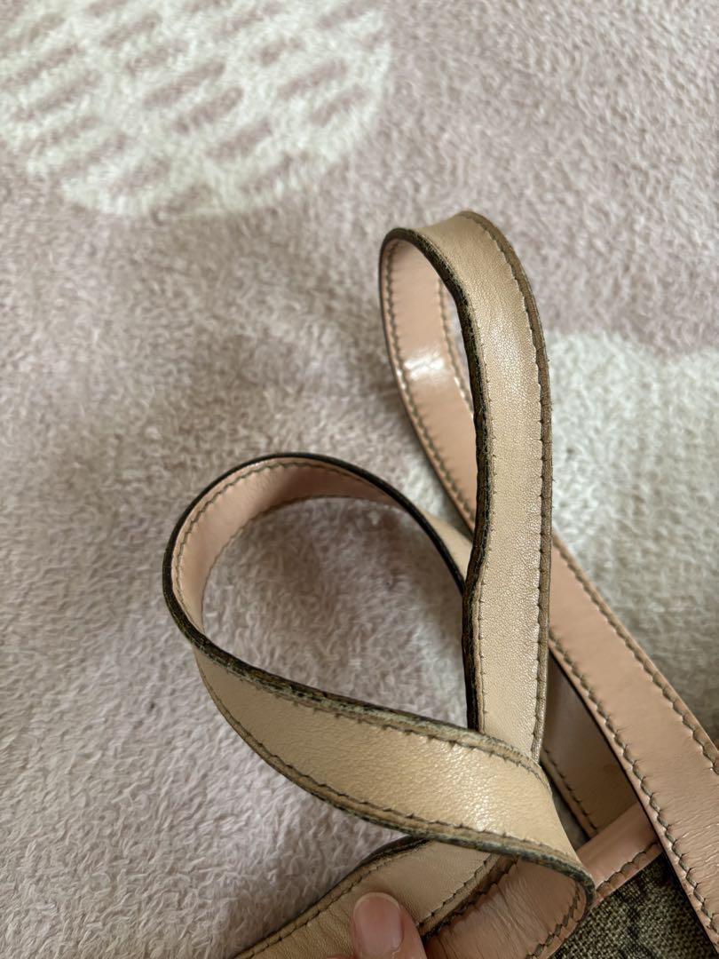 GUCCI GGキャンバストートバッグ ピンク