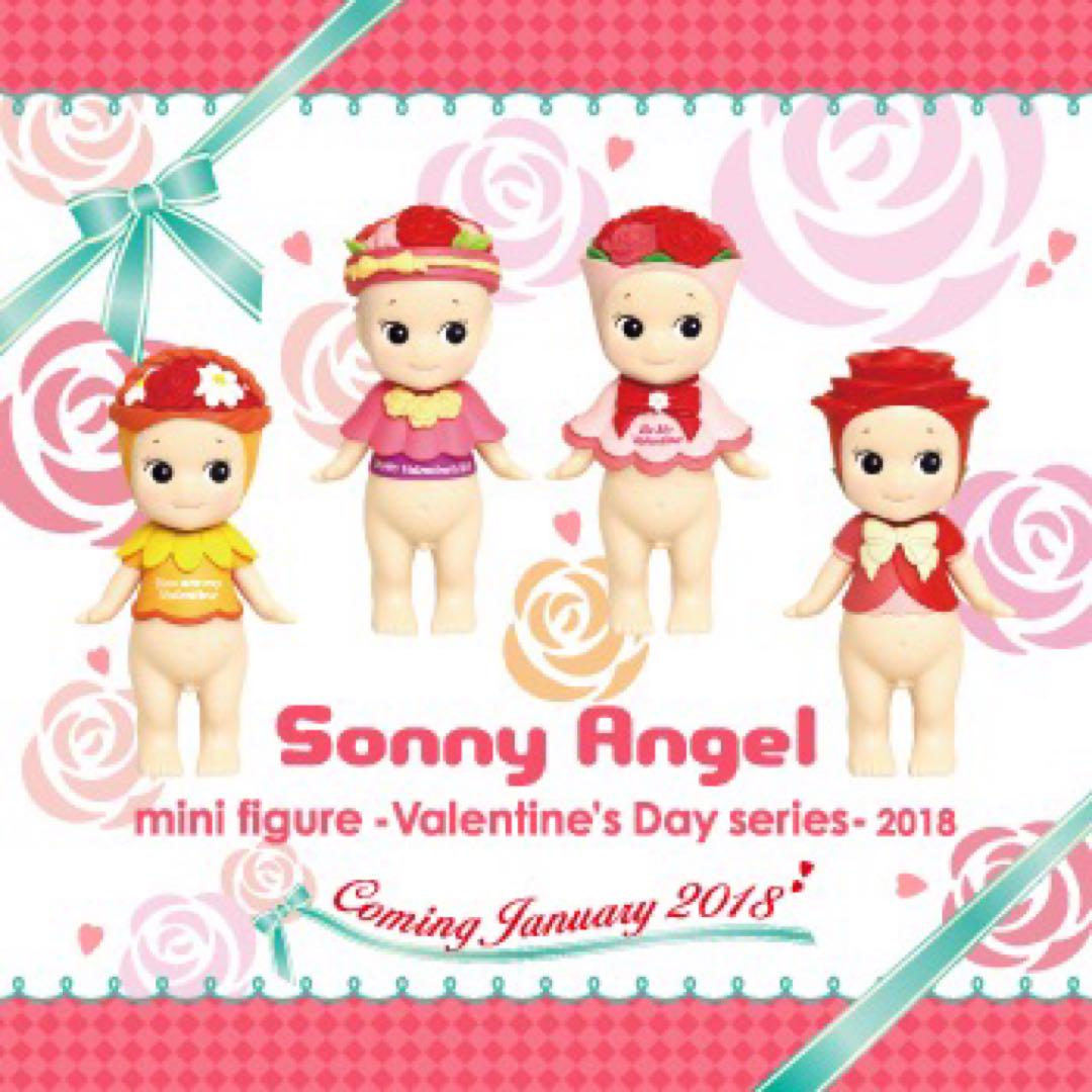 美品　ソニーエンジェル　バレンタイン　2018年　ラッピングされたバラ　4種類