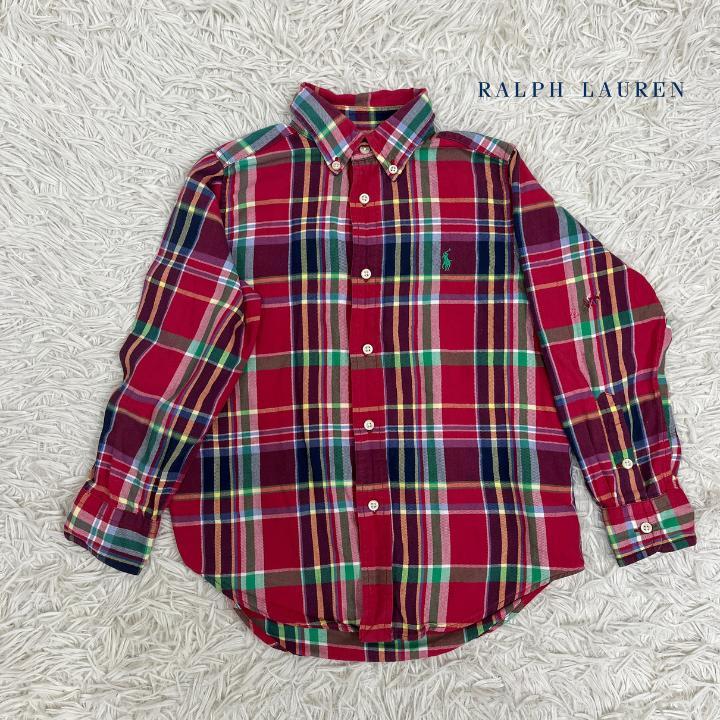 《キッズ》Ralph Lauren ラルフローレン チェックシャツ キッズ