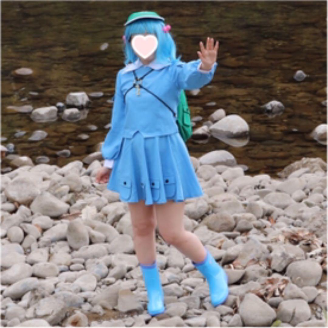 東方風神録 河城にとり コスプレ衣装 東方Project コスプレ衣装+