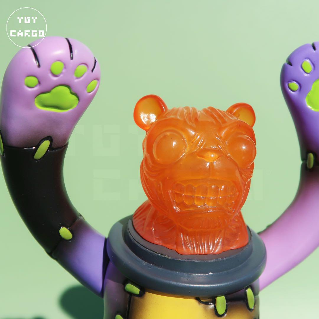 テディベア スマイラー パープル ソフビ フィギュア 怪獣 限定