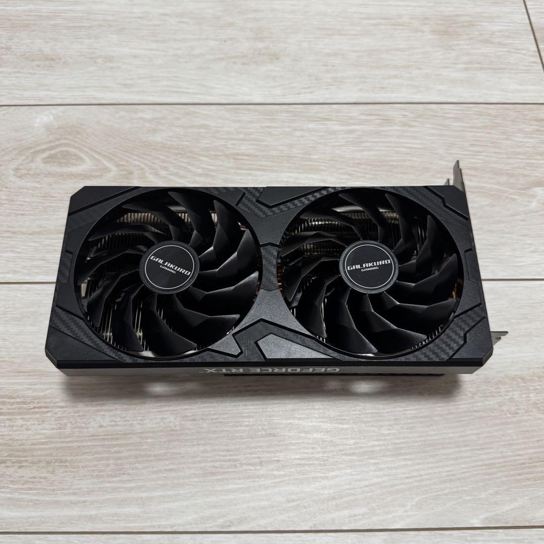 【完動超美品！】玄人志向 GALAKURO RTX3070-E8GB OC