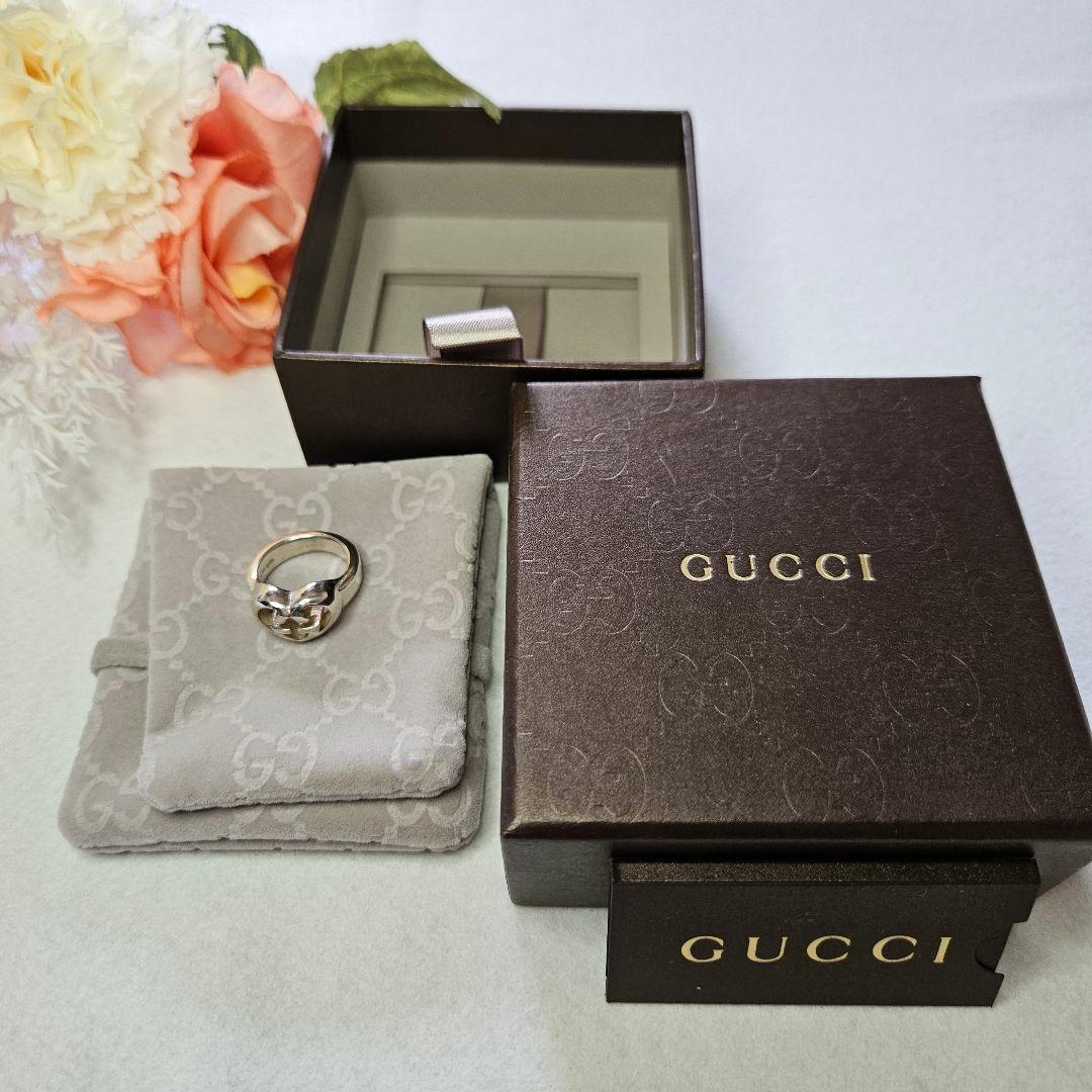 ♥希少!極美品♥GUCCI/インターロッキング/ラブリーハート/リング ♥希少!極美品♥GUCCI/インターロッキング/ラブリーハート/リング