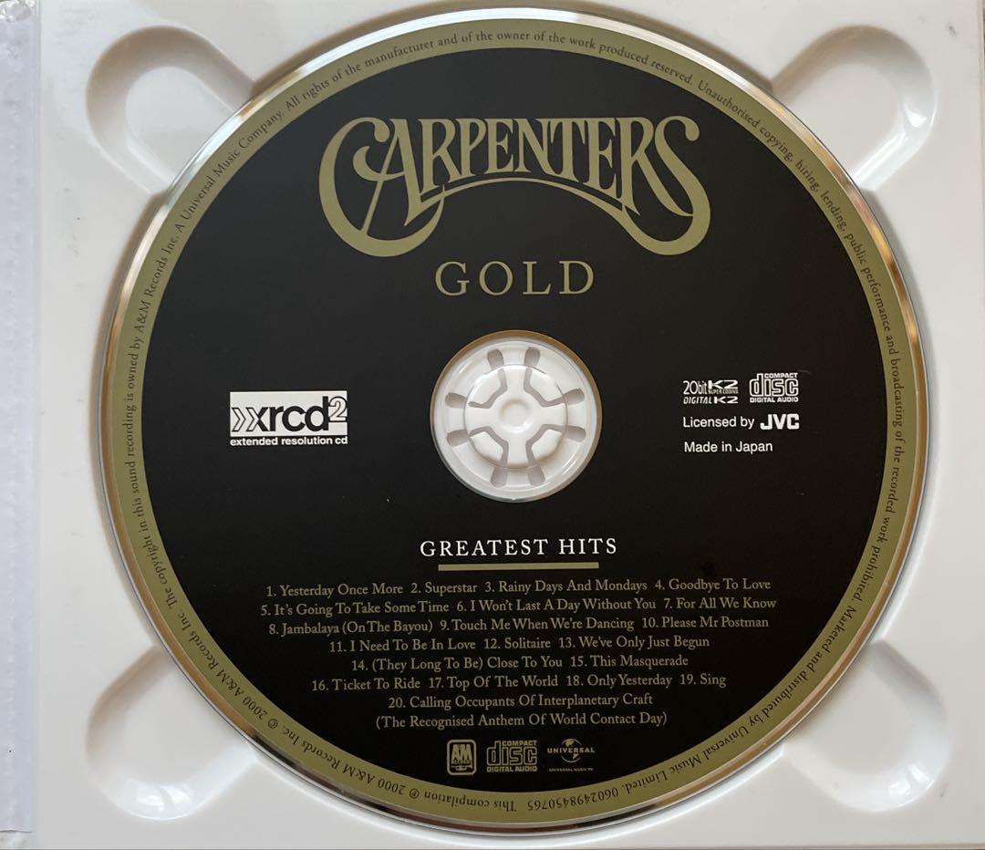 XRCD Carpenters Gold グレイテストヒッツ CD