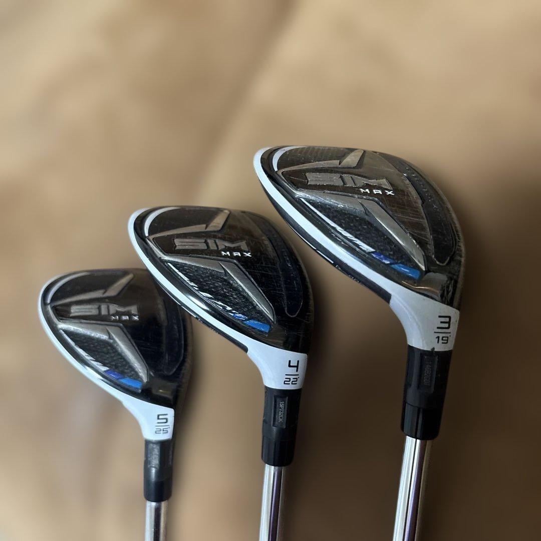 SIMMAX ユーティリティ 3U4U5U 3本セットTaylorMade