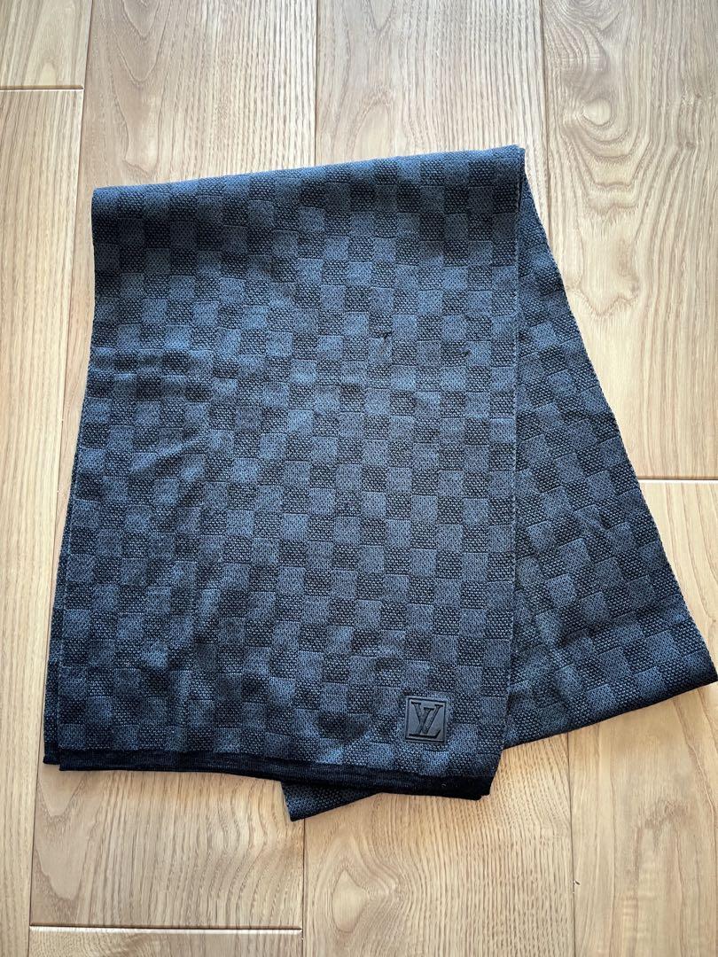 LOUIS VUITTON ダークブルー マフラー