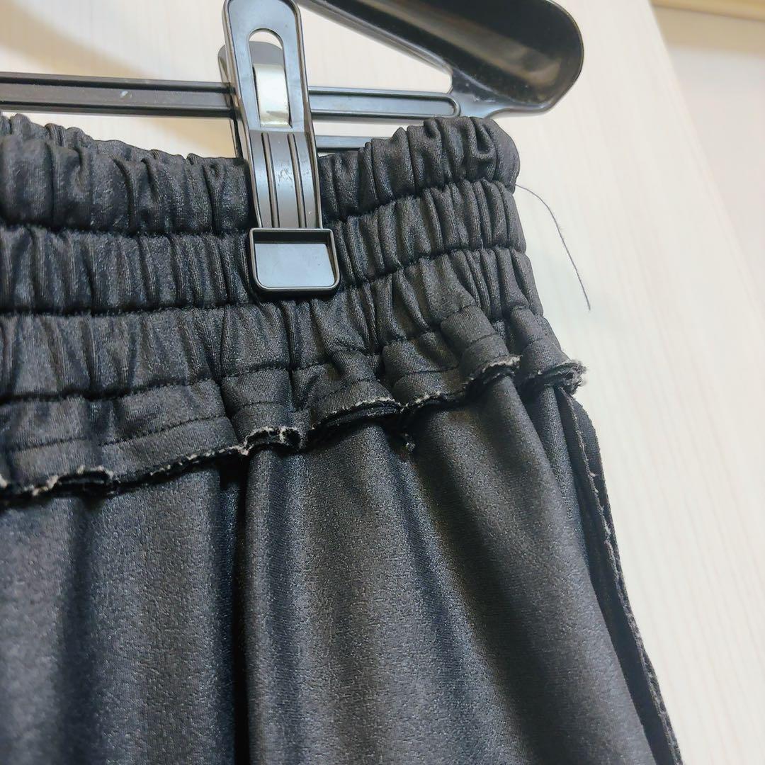 【美品】LGB 切りっぱなしパーカー サルエルパンツ セットアップ 黒 ブラック
