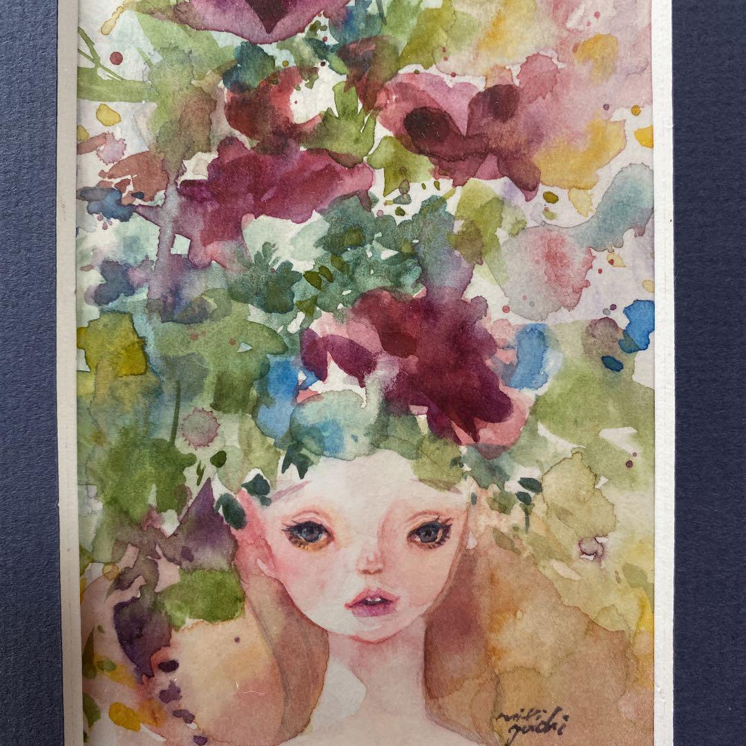 週末セール‼️みきぐちさん水彩画 6ZkXf-m21112006435 特価爆買い