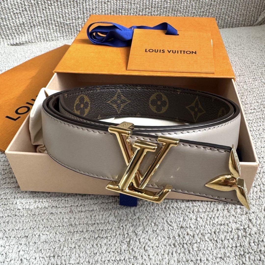 Louis Vuitton ベルト ベージュ モノグラム