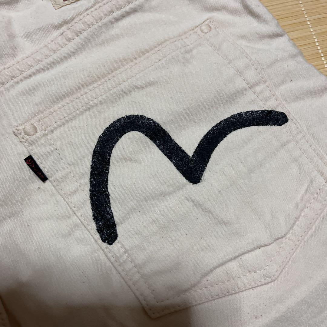 EVISU 7550 カモメ　ショーツ　ハーフパンツ　34 大黒　デニム