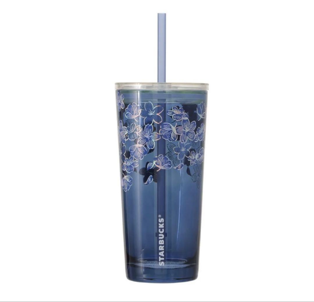 スターバックス　桜シリーズ 夜桜 ガラスタンブラー SAKURA2025