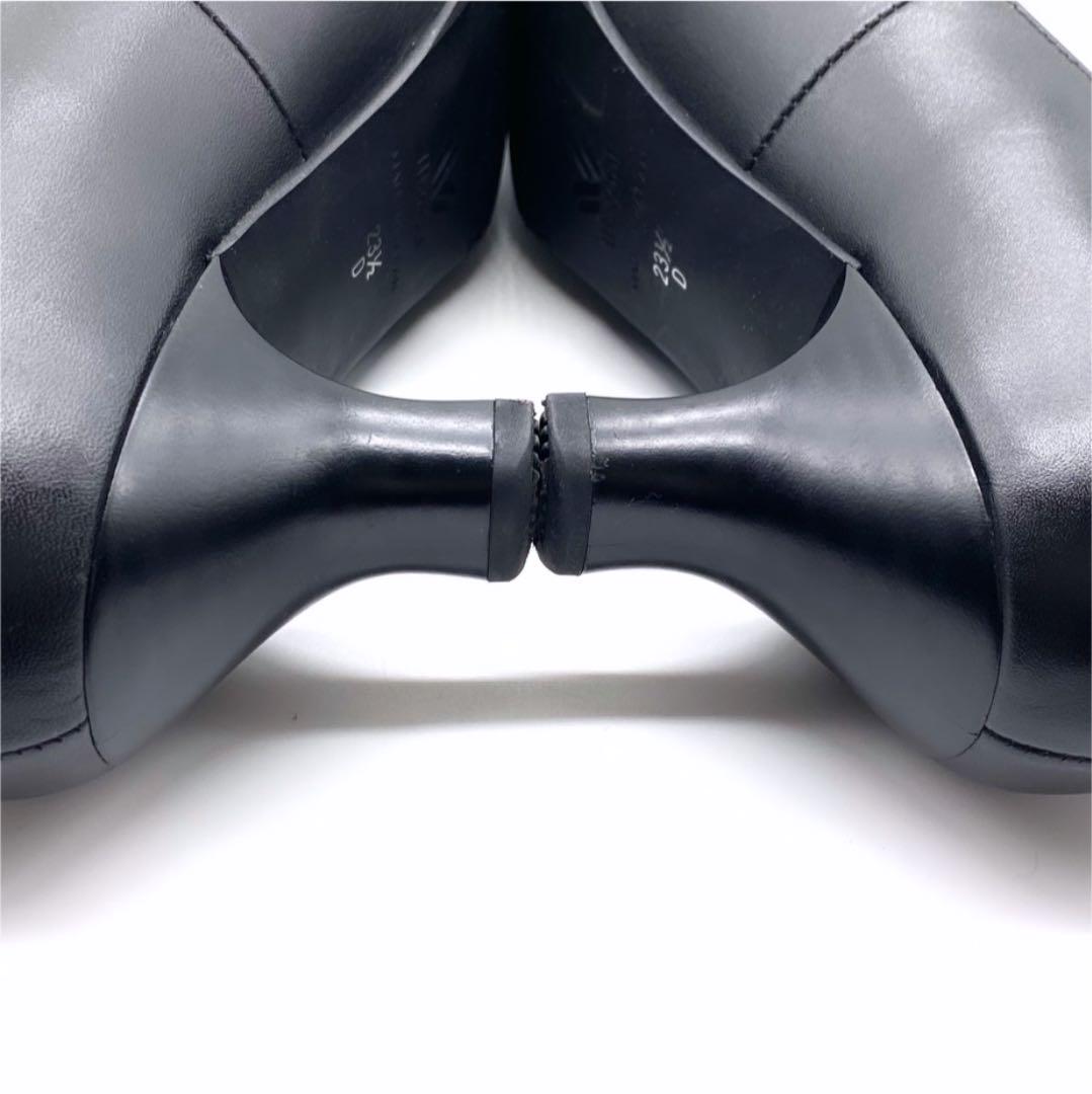 大得価在庫 着用数回✨ スクエア 黒 歩きやすい 美脚 jqbv4-m21117198520 ワコール サクセスウォーク レザー 新作人気